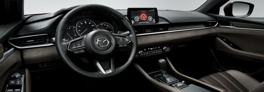 2018 mazda6 dashboard and front row detail