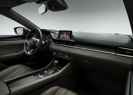 interior dash of the 2018 Mazda6