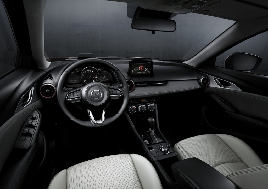 2019 mazda cx-3 front row detail