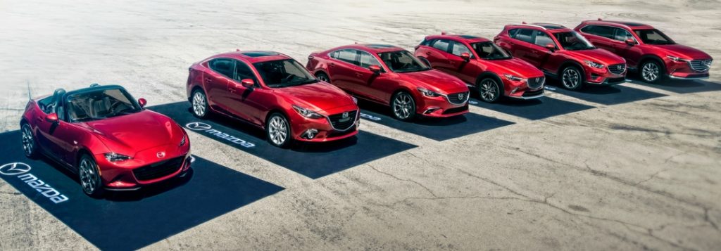 2018 mazda lineup in order