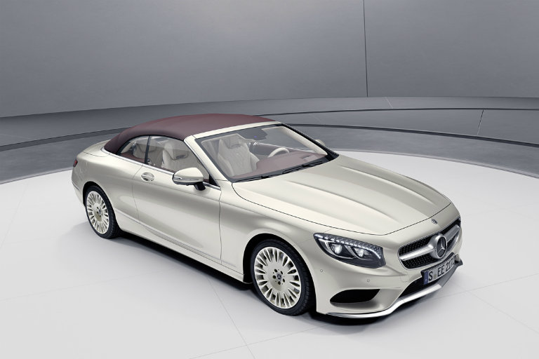 Mercedes-Benz S-Class Exclusive Edition paint color in Aragonite Silver