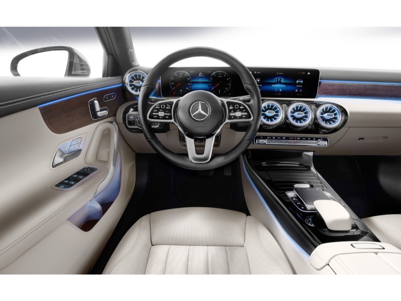 2019 mercedes-benz a-class sedan dashboard detail