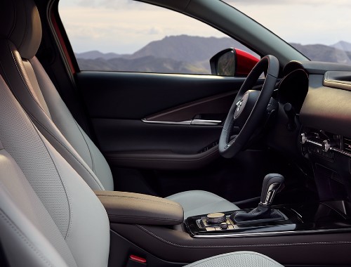 Front seats of the 2020 Mazda CX-30