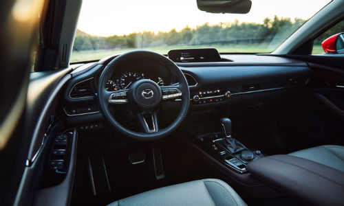 Interior view of 2020 Mazda CX-30