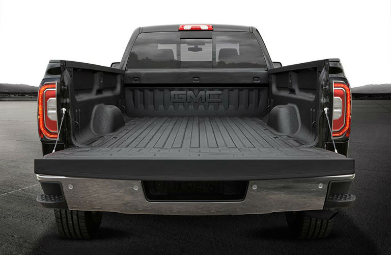 rear view of truck bed on 2018 GMC Sierra 1500