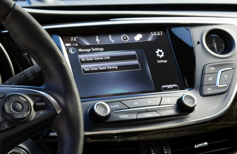 2019 Buick Envision touchscreen display