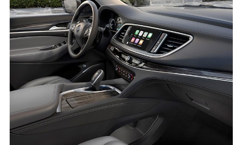 2018 Buick Enclave interior showing touchscreen panel