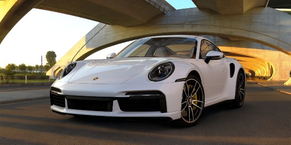 2021 Porsche 911 Turbo S in White
