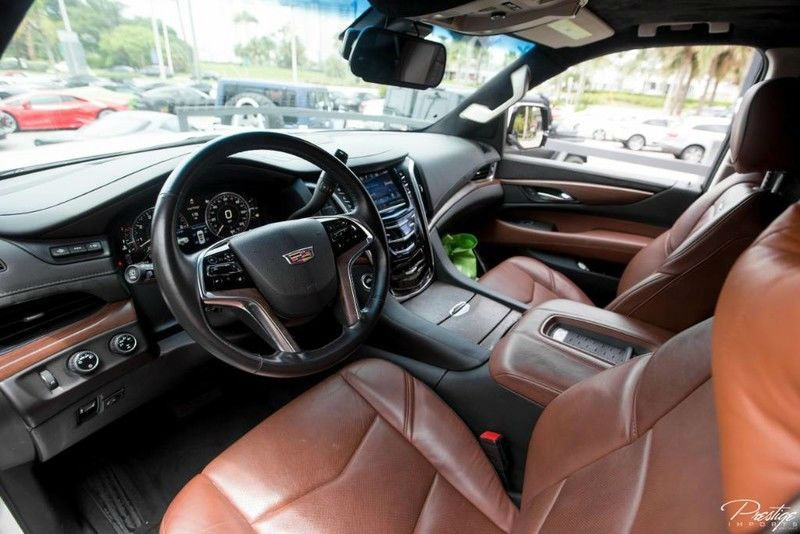 2015 Cadillac Escalade ESV Premium Limo Interior Driver Seating Area