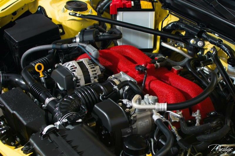 2017 Subaru BRZ Series Yellow Interior Engine Bay