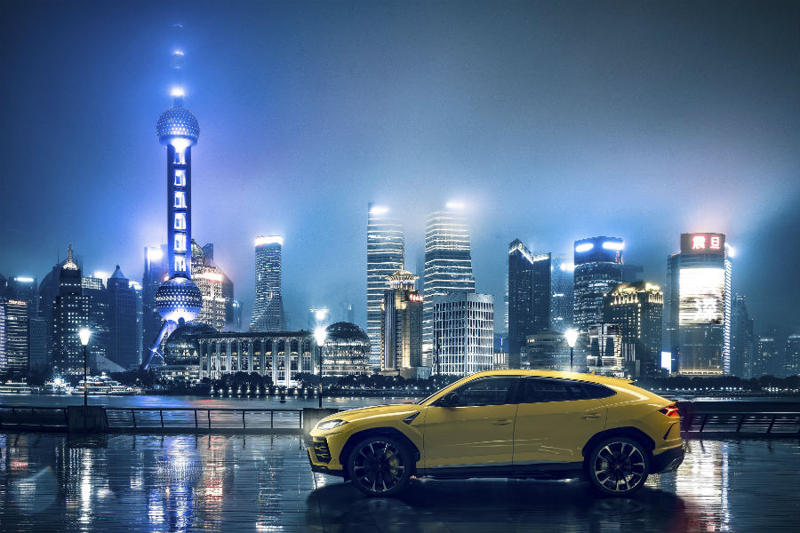 2018 Lamborghini Urus Exterior in Shanghai