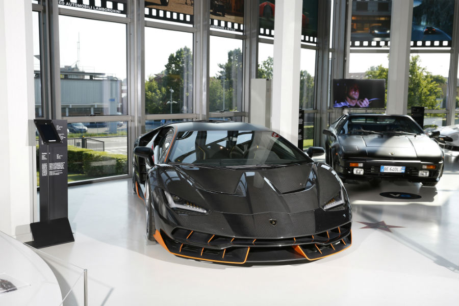 Two Cinematic Lamborghini Models on Display at Museum
