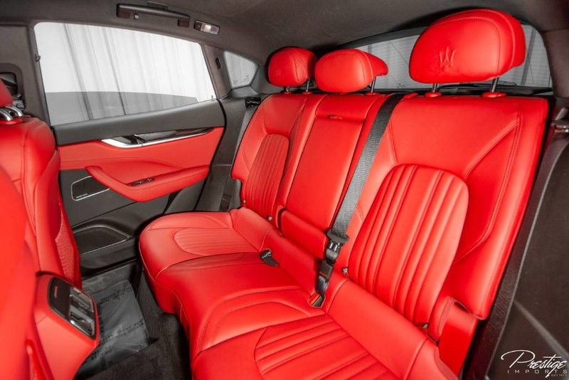 2018 Maserati Levante Interior Cabin Rear Seats