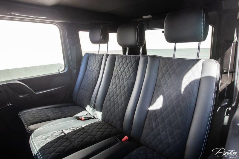 2018 Mercedes-Benz G550 4x4 Squared Brabus Adventure Interior Cabin Rear Seating
