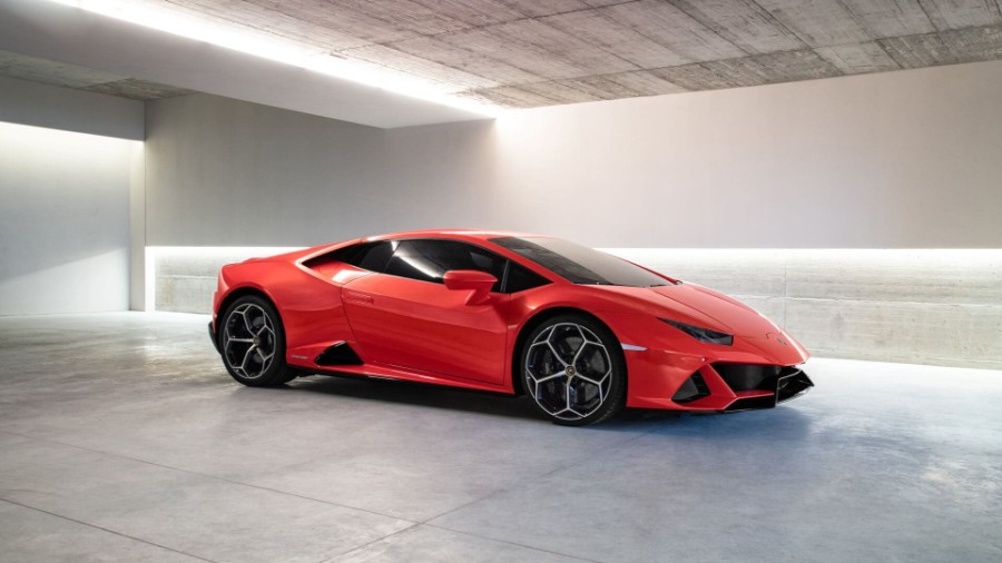 2020-Lamborghini-Huracan-EVO-Exterior-Passenger-Side-Front-Profile