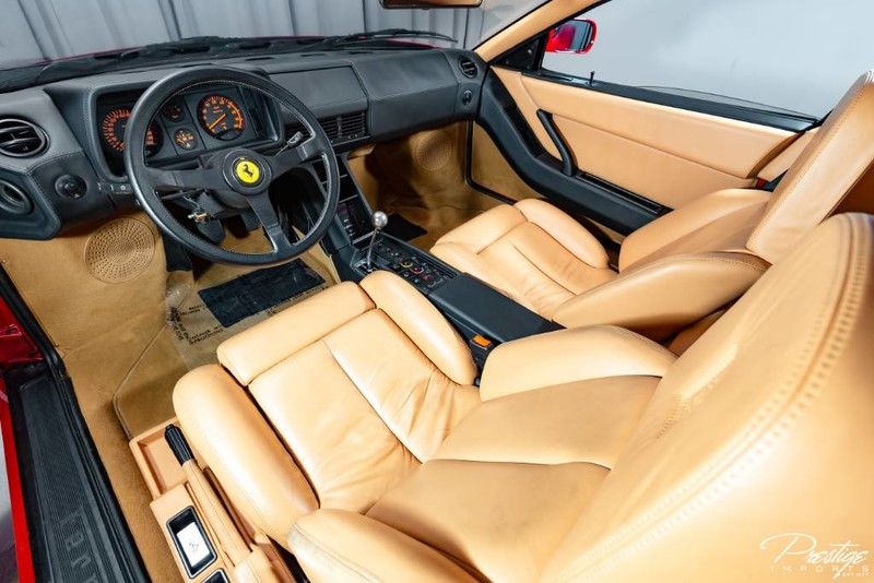 1987 Ferrari Testarossa Interior Cabin Dashboard Seating