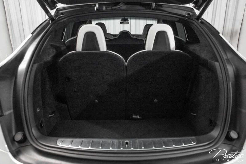 2018 Tesla Model X P100D Interior Cabin Rear Cargo Area