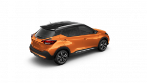 2018 Nissan KICKS in Monarch Orange and Super Black