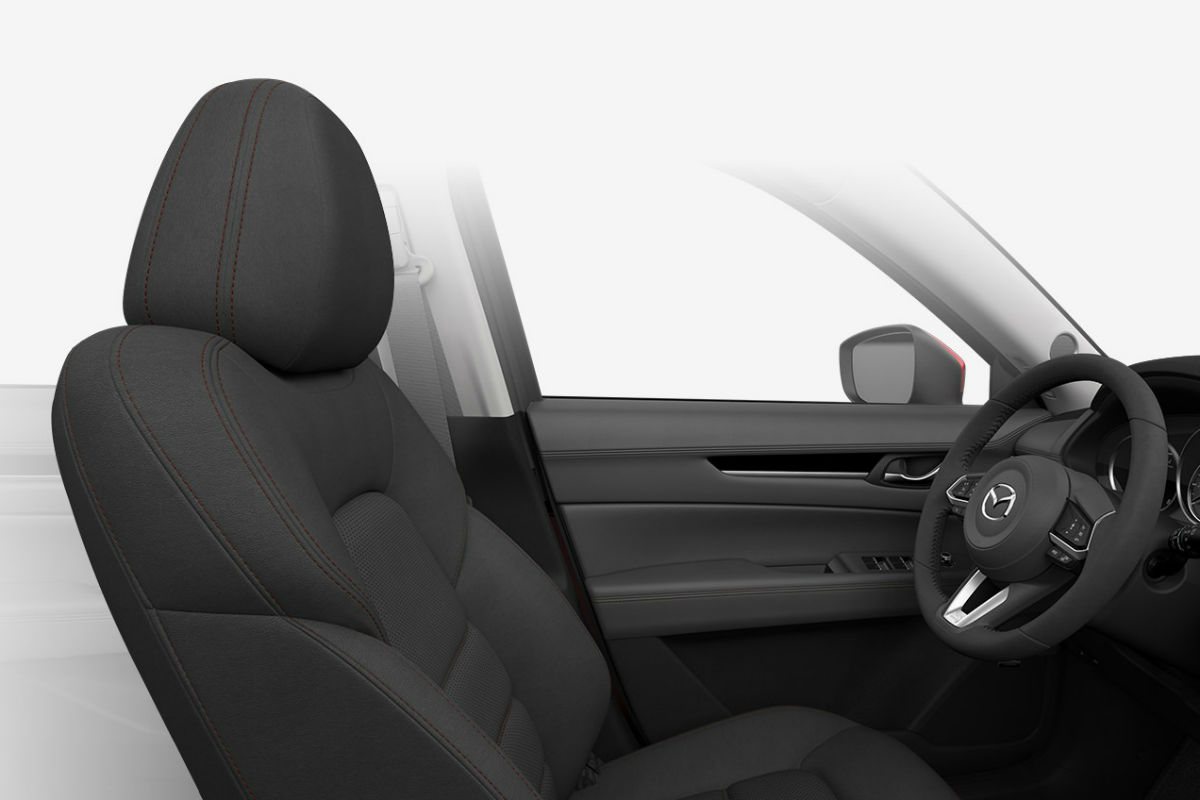 2018 Mazda CX-5 interior in Black Leather