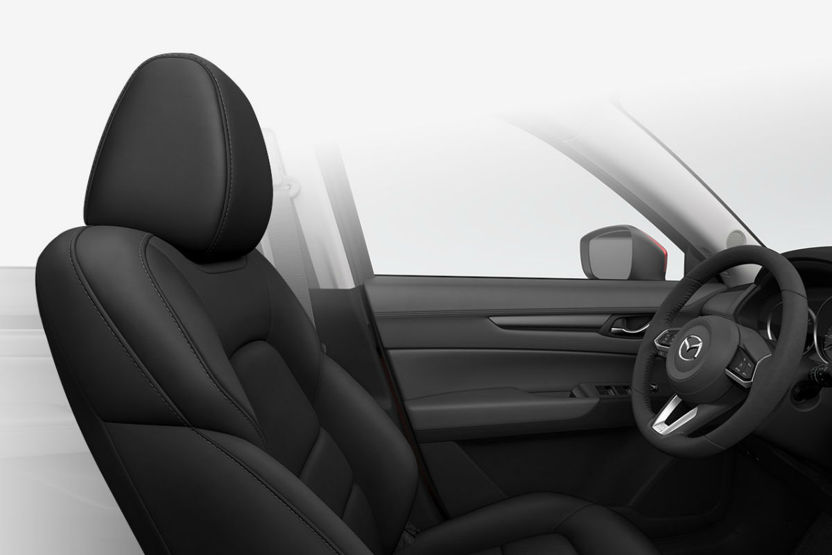 2018 Mazda CX-5 interior in Black Leatherette