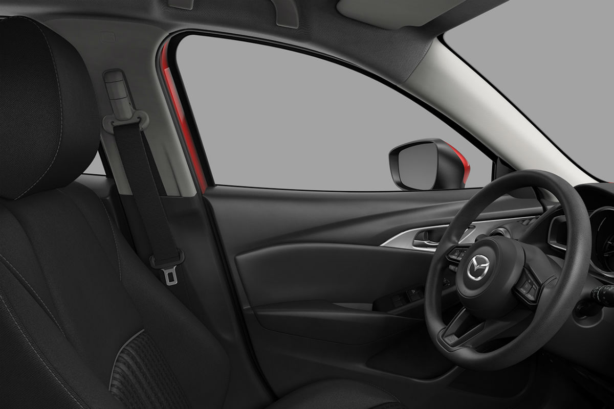 2019 Mazda CX-3 interior in Black Cloth 