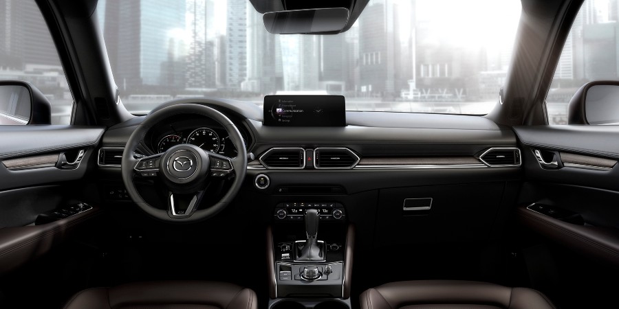 front interior of a 2021 Mazda CX-5