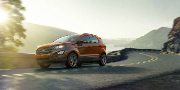Ford EcoSport Driving on a Mountain Road