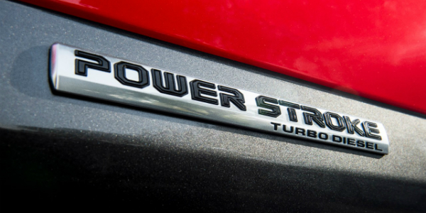 Power Stroke Diesel Badge on the 2018 F-150