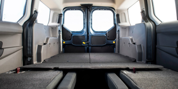 Inside of the 2019 Ford Transit Connect