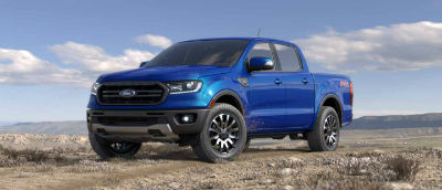 What are the color options for the 2019 Ford Ranger?