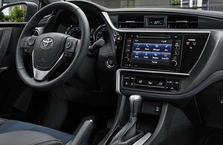 2019 Toyota Corolla dash and wheel view